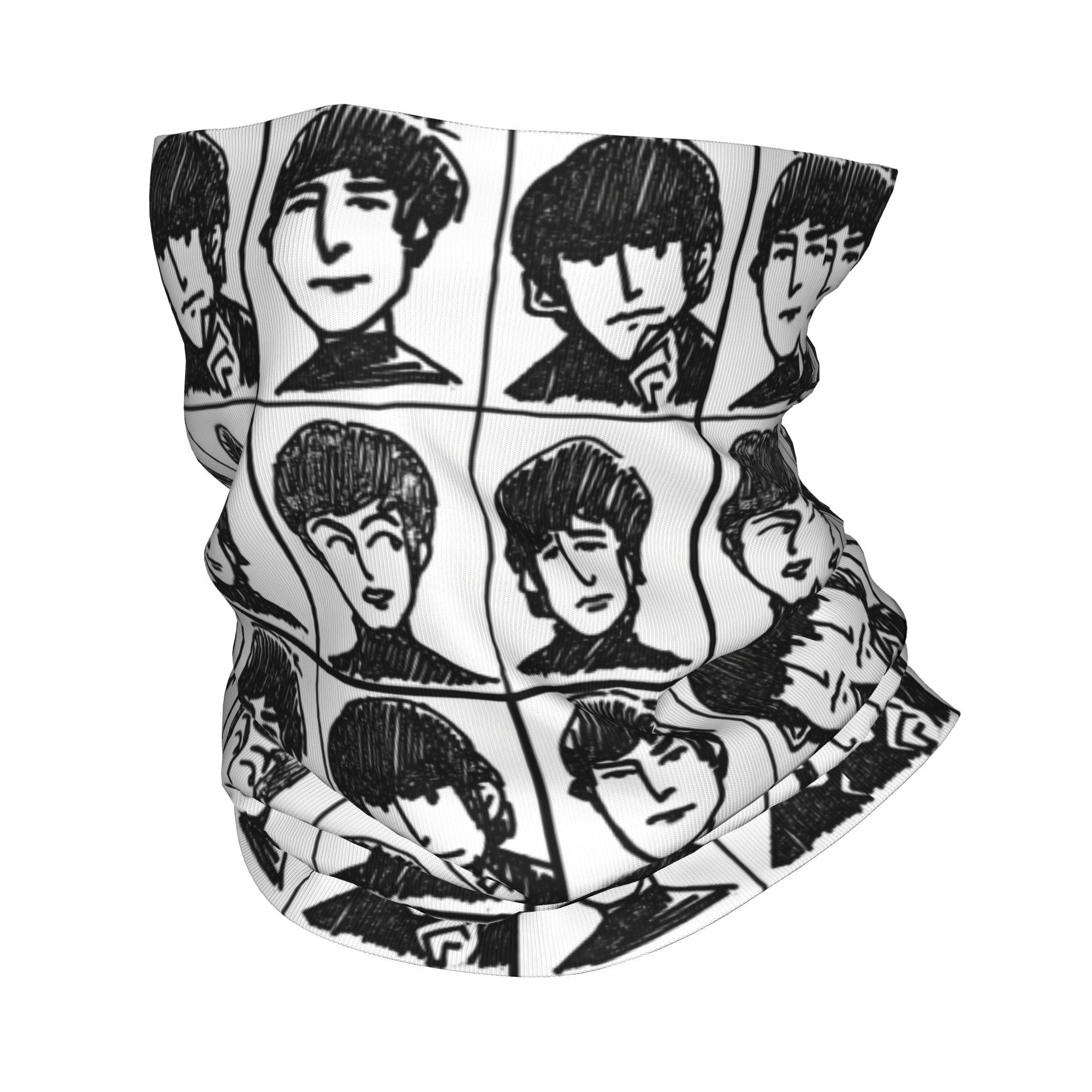 Running Gear Winter - Custom T-The Beatles Winter Headband Neck
