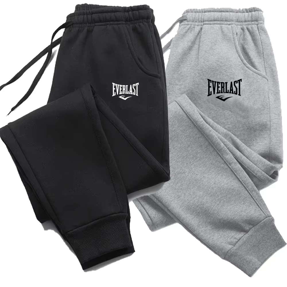 Running Gear Winter - EVERLAST Printed Jogger Pants for Men