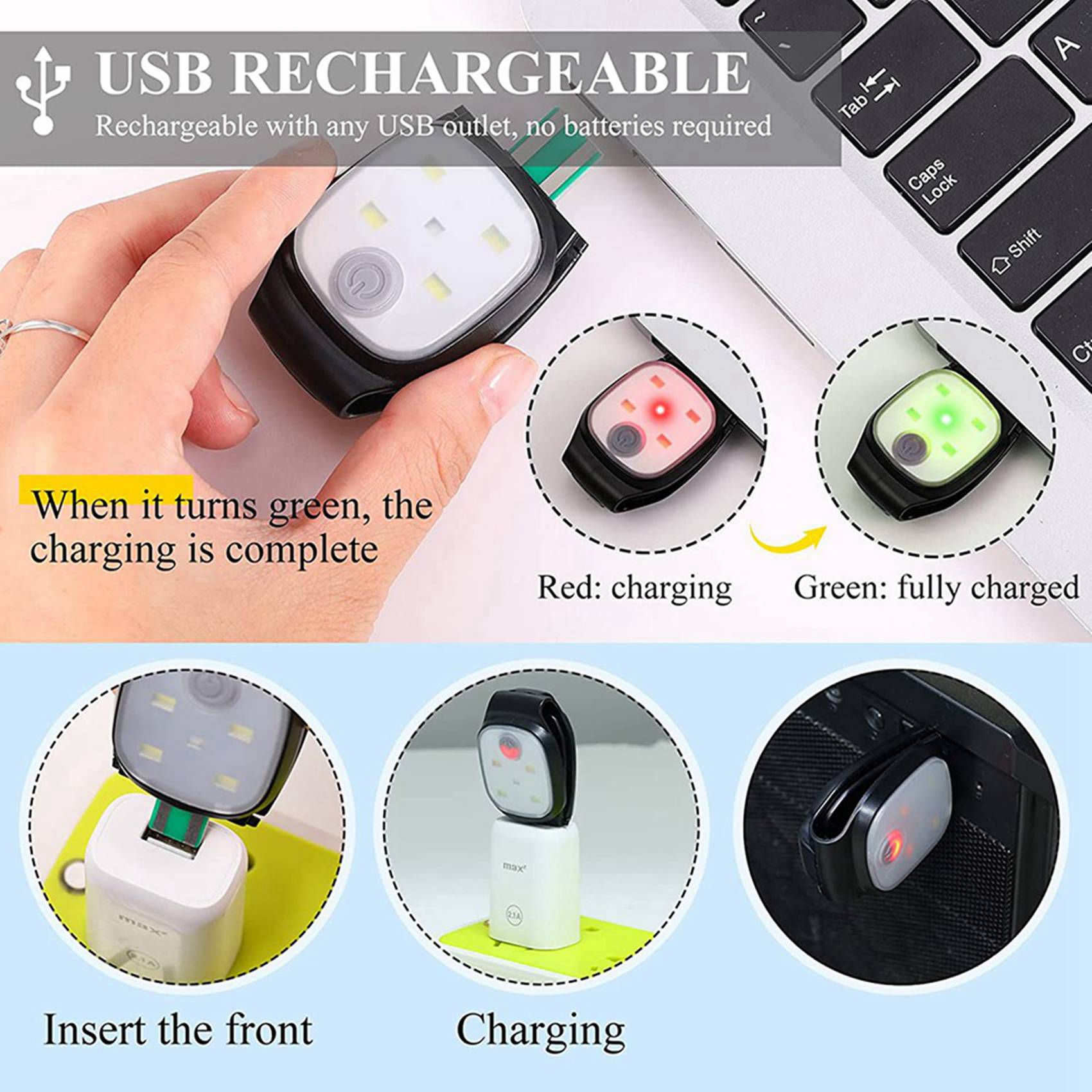 ABUP-3X Outdoor Night Clip On  - огляд і ціна Running Gear Lights