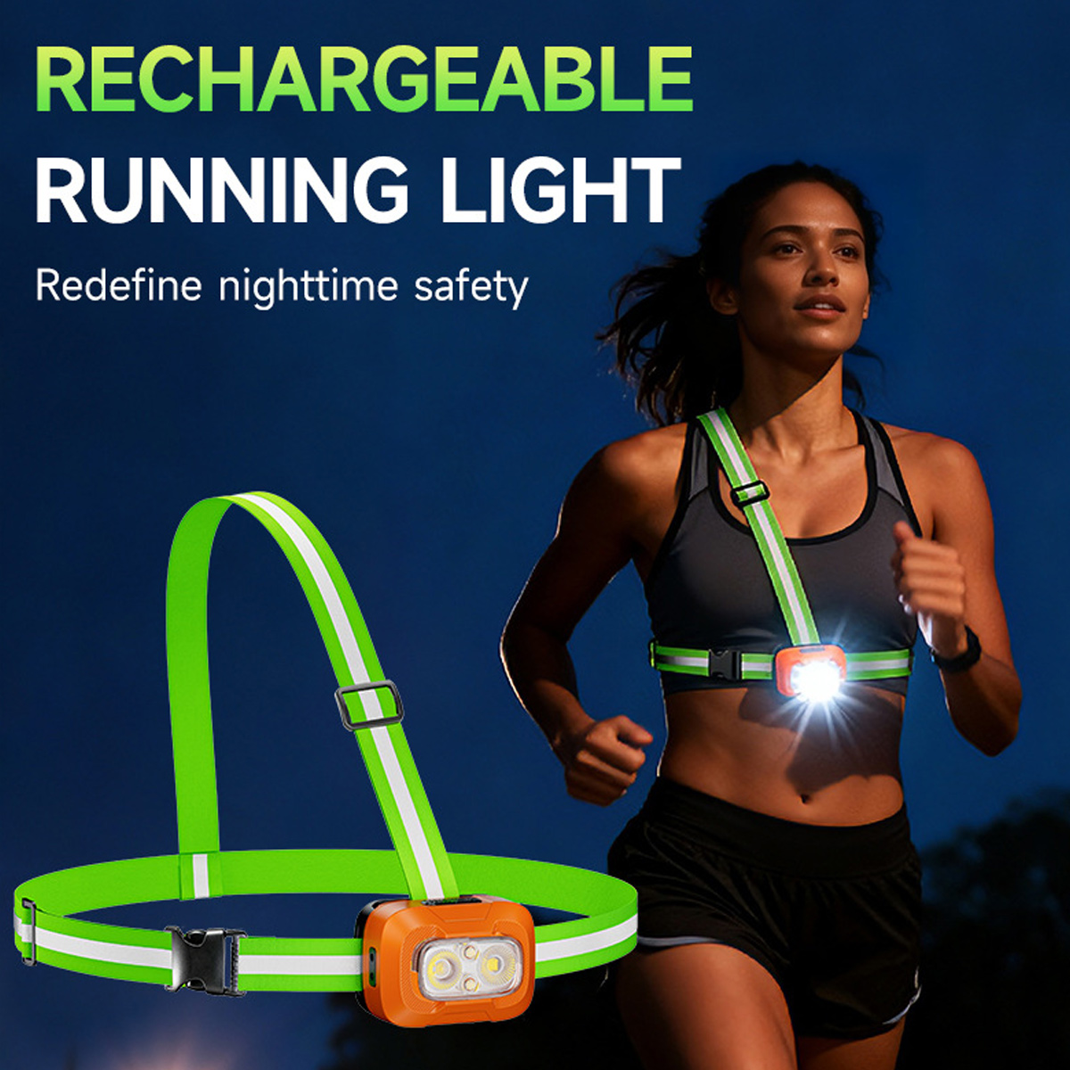 Running Light USB Rechargeable - огляд і ціна Running Gear Lights