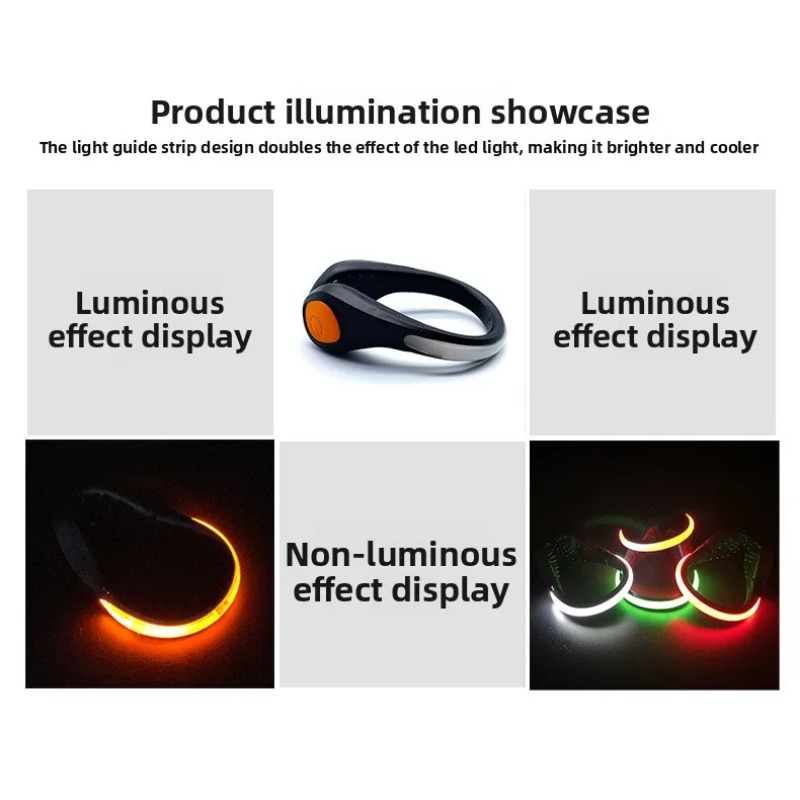New Luminous Shoe Clip Light L - огляд і ціна Running Gear Lights