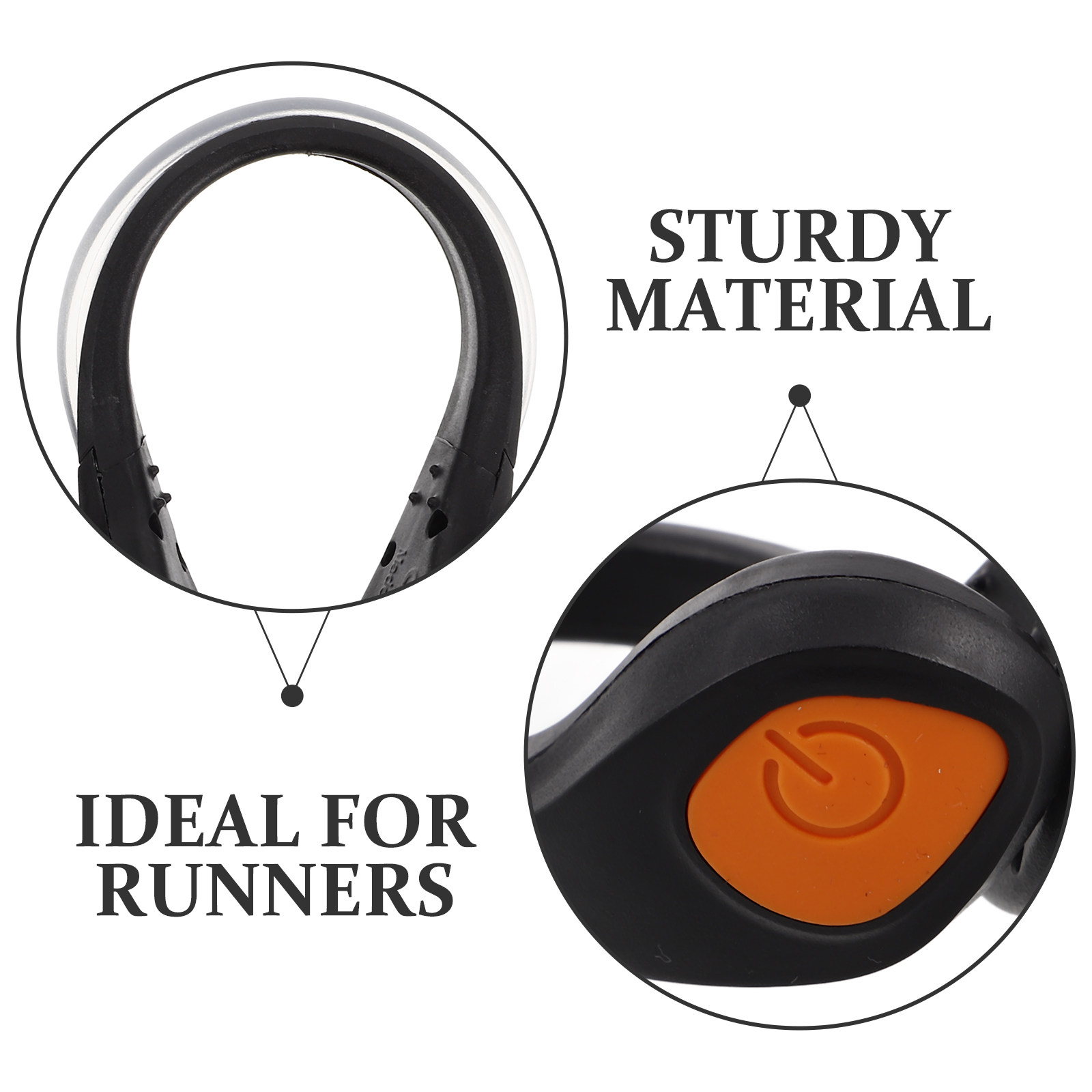 2Pcs LED Shoe Clip Lights Nigh - огляд і ціна Running Gear Lights