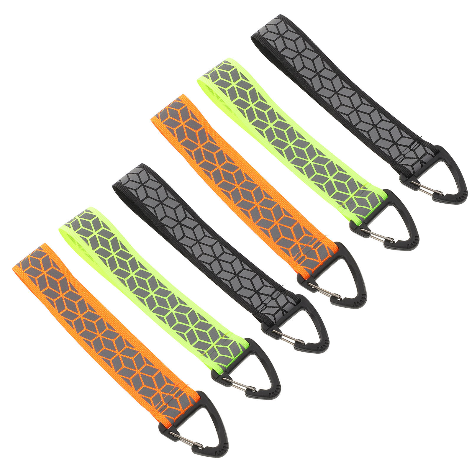 6Pcs Reflective Keychains High - огляд і ціна Running Gear Night