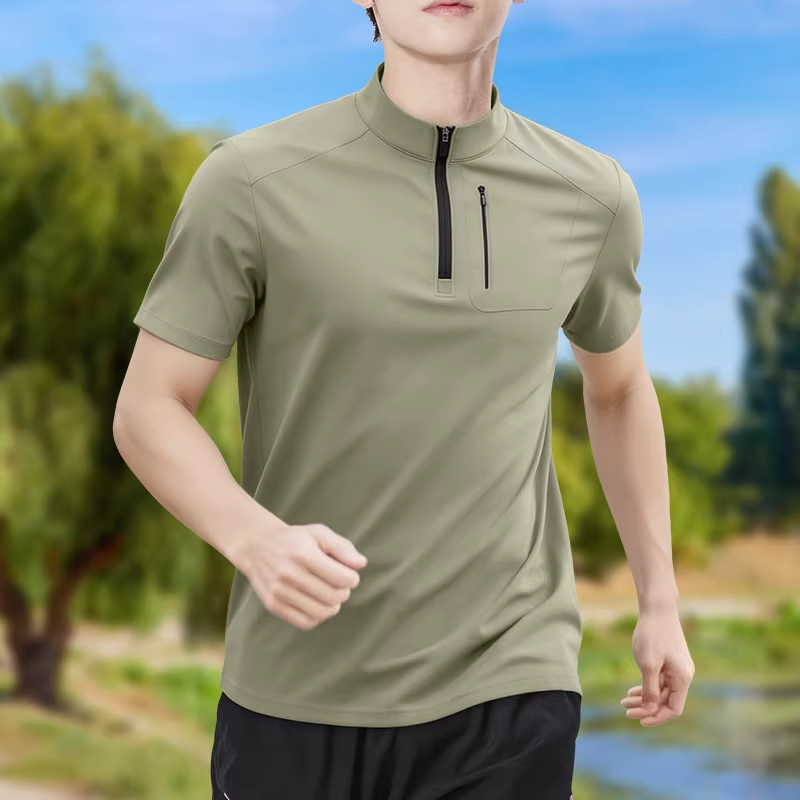 Men's Half-Zip High-Stretch Qu - огляд і ціна Running Gear Winter
