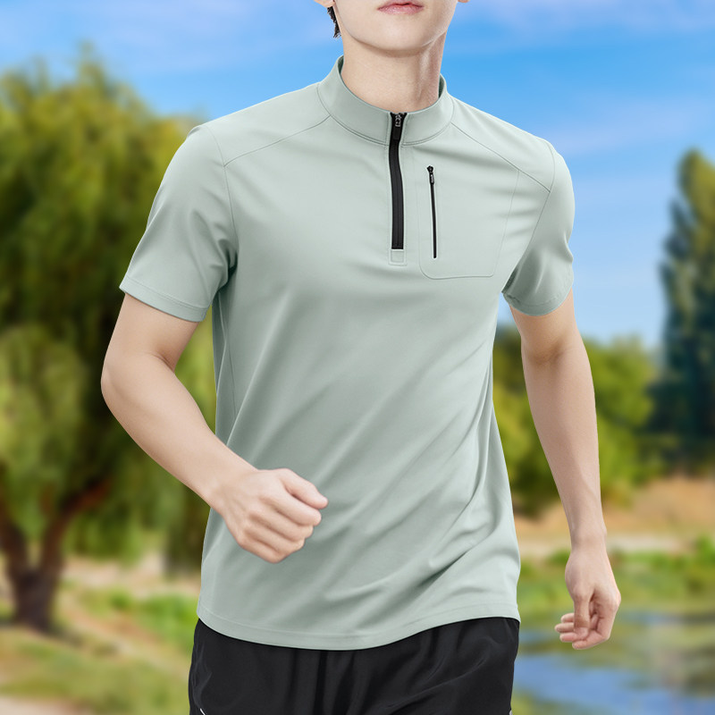 Men's Half-Zip High-Stretch Qu - огляд і ціна Running Gear Winter