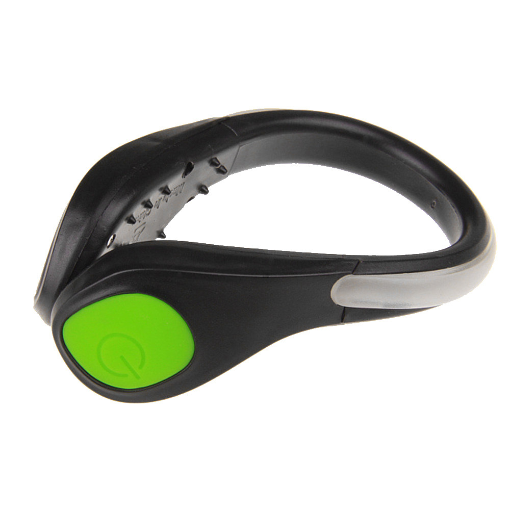 1Pcs LED Flash Shoe Clip Green - огляд і ціна Running Gear Night