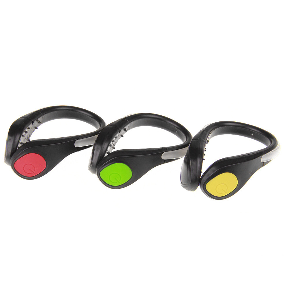 1Pcs LED Flash Shoe Clip Green - огляд і ціна Running Gear Night