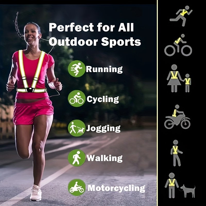 High Visibility Reflective Saf - огляд і ціна Running Gear Night